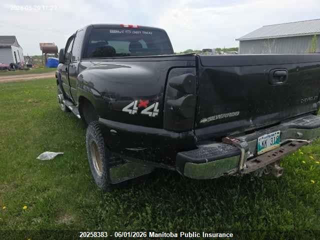 Aukcja sprzedaży 2001 Chevrolet Silverado 3500 Ext Cab, vin: 1GCJK39151E302142, numer aukcji: 20258383