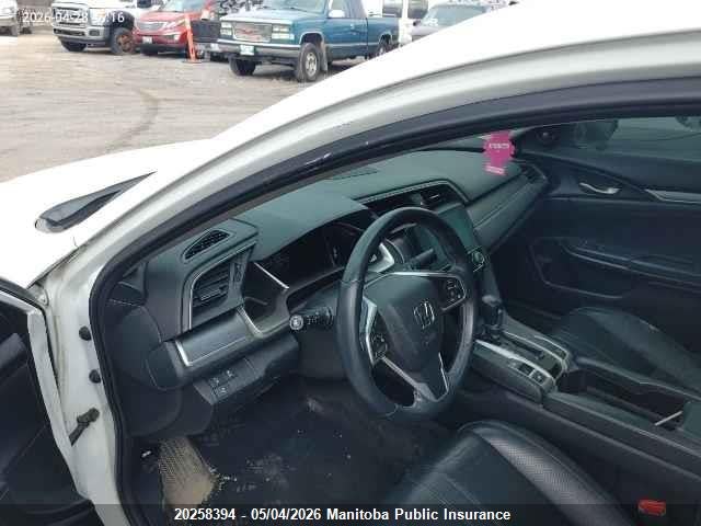 Продажа на аукционе авто 2017 Honda Civic Touring, vin: 2HGFC1F94HH101404, номер лота: 20258394
