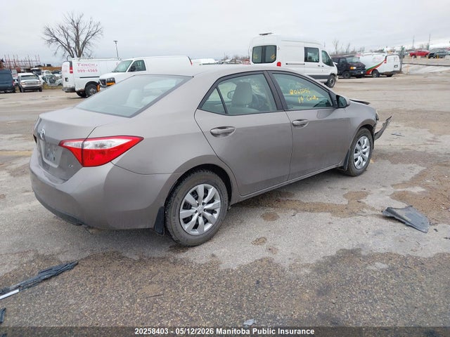 20258403 :رقم المزاد ، 2T1BURHE0EC065056 vin ، 2014 Toyota Corolla Le مزاد بيع