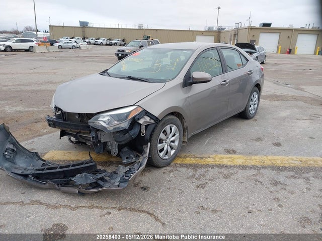 20258403 :رقم المزاد ، 2T1BURHE0EC065056 vin ، 2014 Toyota Corolla Le مزاد بيع