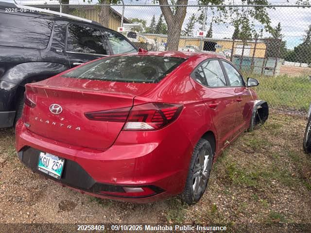 Aukcja sprzedaży 2019 Hyundai Elantra Preferred Preferred, vin: KMHD84LF8KU870460, numer aukcji: 20258409