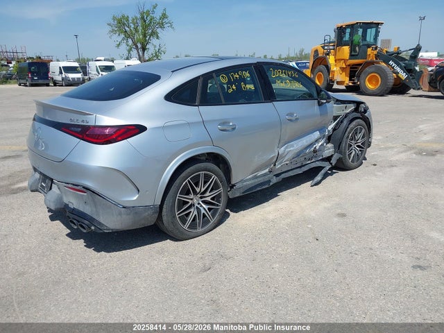 20258414 :رقم المزاد ، W1NKJ8HB9RF174906 vin ، 2024 Mercedes Benz Glc43 مزاد بيع