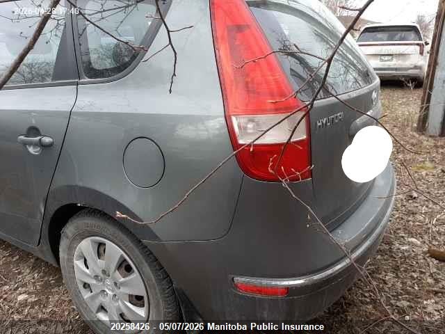 2010 Hyundai Elantra Touring Gls მანქანა იყიდება აუქციონზე, vin: KMHDC8AE7AU083935, აუქციონის ნომერი: 20258426