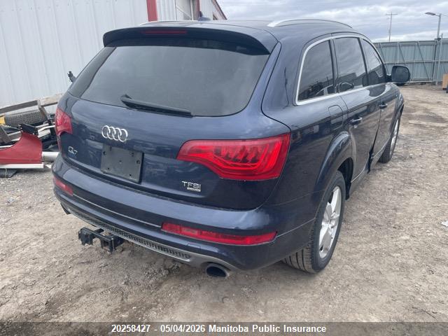 20258427 :رقم المزاد ، WA1WGCFE7FD020171 vin ، 2015 Audi Q7 V6 مزاد بيع