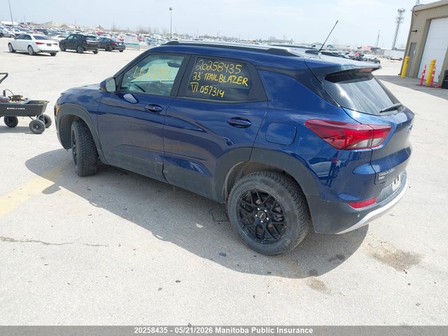 Aukcja sprzedaży 2023 Chevrolet Trailblazer Lt Turbo, vin: KL79MRSL5PB057314, numer aukcji: 20258435