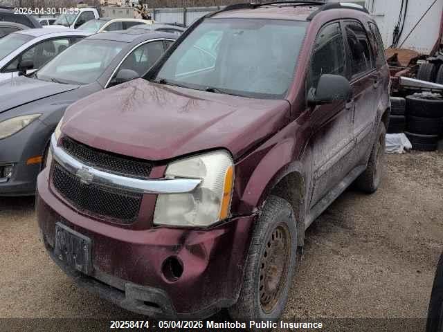 Aukcja sprzedaży 2008 Chevrolet Equinox Ls V6, vin: 2CNDL23F586309370, numer aukcji: 20258474