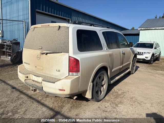 Aukcja sprzedaży 2008 Nissan Armada Le, vin: 5N1AA08C98N609064, numer aukcji: 20258486