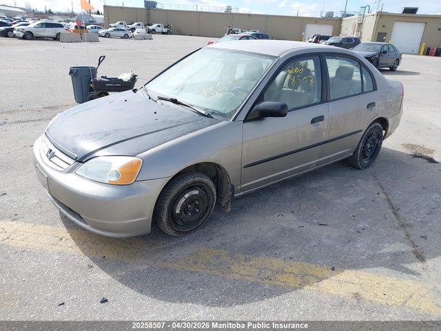 Продаж на аукціоні авто 2003 Honda Civic Dx, vin: 2HGES15103H939576, номер лоту: 20258507