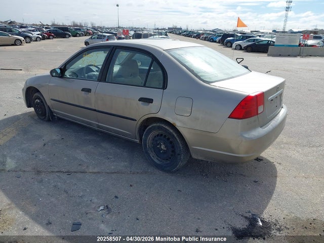Продаж на аукціоні авто 2003 Honda Civic Dx, vin: 2HGES15103H939576, номер лоту: 20258507