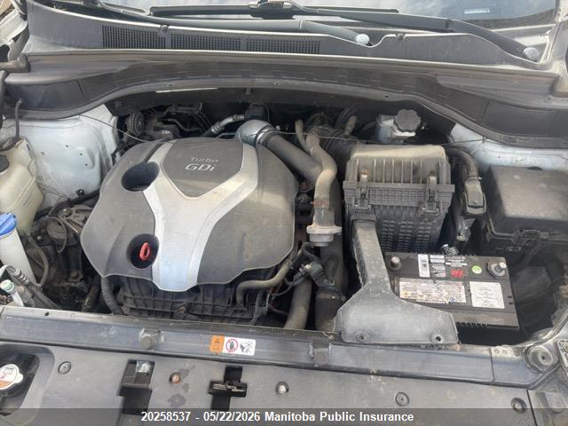 20258537 :رقم المزاد ، 5XYZUDLA2DG122477 vin ، 2013 Hyundai Santa Fe 2.0t Limited مزاد بيع