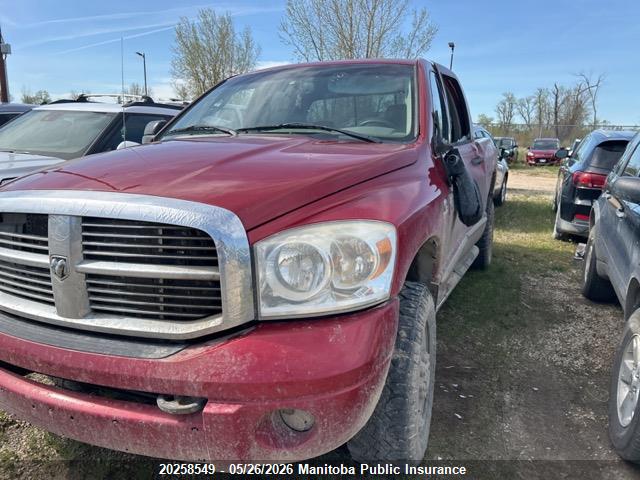 20258549 :رقم المزاد ، 1D3KS28C77J546254 vin ، 2007 Dodge Ram 2500 Laramie Quad Cab مزاد بيع