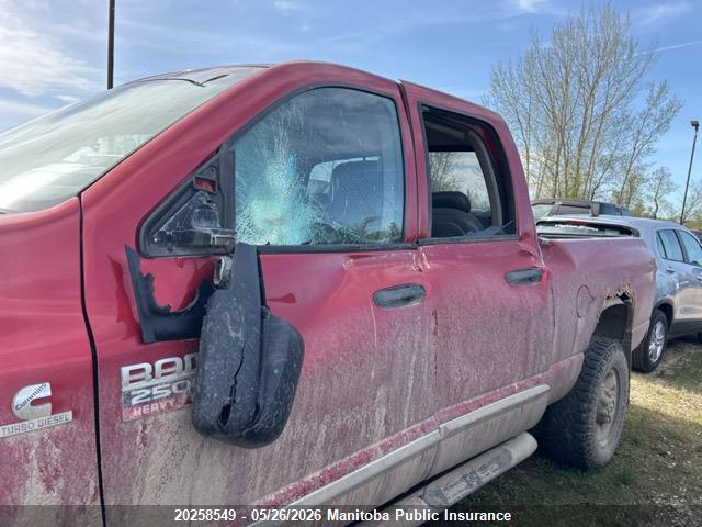 20258549 :رقم المزاد ، 1D3KS28C77J546254 vin ، 2007 Dodge Ram 2500 Laramie Quad Cab مزاد بيع