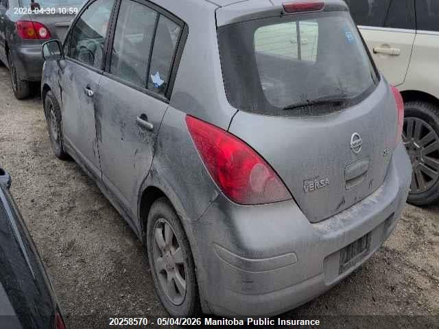 2009 Nissan Versa 1.8 Sl მანქანა იყიდება აუქციონზე, vin: 3N1BC13E19L351662, აუქციონის ნომერი: 20258570