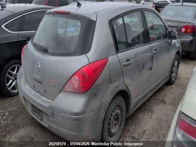 2009 Nissan Versa 1.8 Sl მანქანა იყიდება აუქციონზე, vin: 3N1BC13E19L351662, აუქციონის ნომერი: 20258570