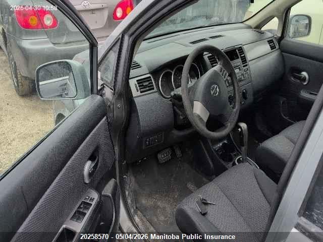 2009 Nissan Versa 1.8 Sl მანქანა იყიდება აუქციონზე, vin: 3N1BC13E19L351662, აუქციონის ნომერი: 20258570