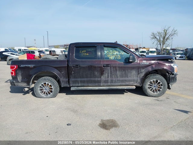 2018 Ford F150 Xlt Supercrew მანქანა იყიდება აუქციონზე, vin: 1FTEW1EP5JKD26978, აუქციონის ნომერი: 20258576