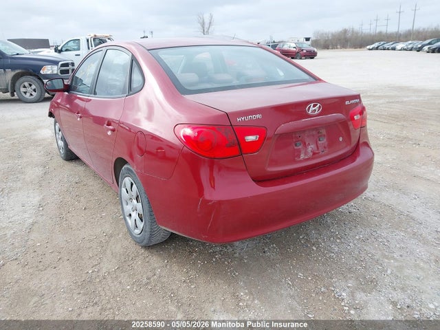2009 Hyundai Elantra Gl მანქანა იყიდება აუქციონზე, vin: KMHDU45D09U786425, აუქციონის ნომერი: 20258590