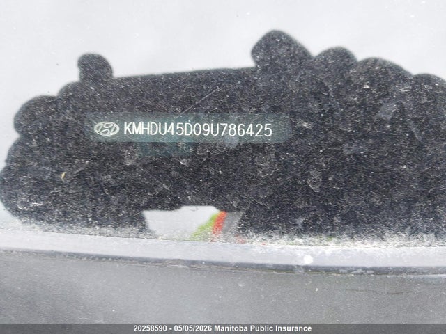 2009 Hyundai Elantra Gl მანქანა იყიდება აუქციონზე, vin: KMHDU45D09U786425, აუქციონის ნომერი: 20258590