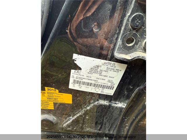 Aukcja sprzedaży 2011 Ford Edge Limited, vin: 2FMDK4KC7BBB19400, numer aukcji: 20258593