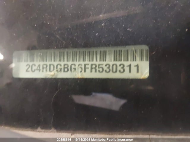 Dodge Grand Caravan Cvp 2015 2C4RDGBG6FR530311 Image 9
