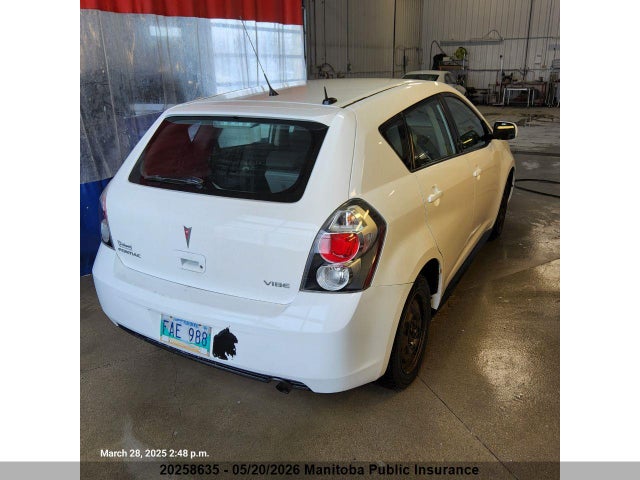 20258635 :رقم المزاد ، 5Y2SP67899Z407763 vin ، 2009 Pontiac Vibe مزاد بيع