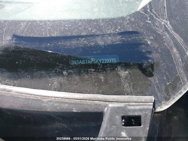 20258666 :رقم المزاد ، 3N1AB7AP5KY270775 vin ، 2019 Nissan Sentra 1.8 Sv مزاد بيع
