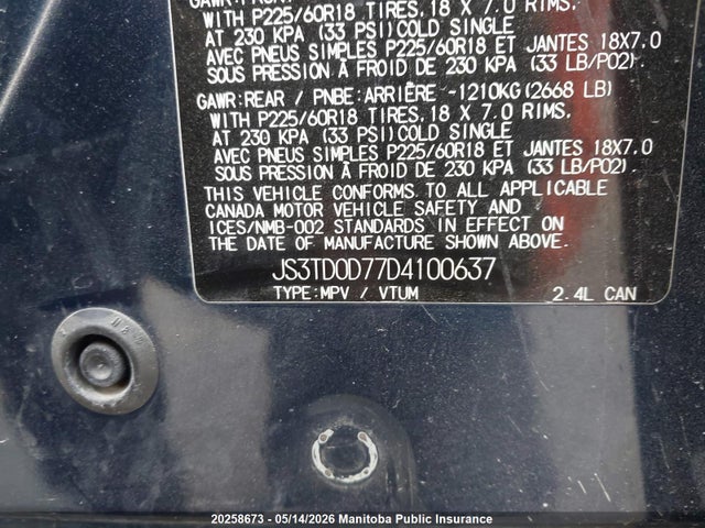 Продажа на аукционе авто 2013 Suzuki Grand Vitara Jlx, vin: JS3TD0D77D4100637, номер лота: 20258673