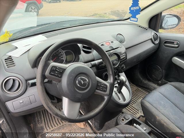 20258687 :رقم المزاد ، JM1DE1KY5C0138021 vin ، 2012 Mazda 2 Mazda Gx مزاد بيع