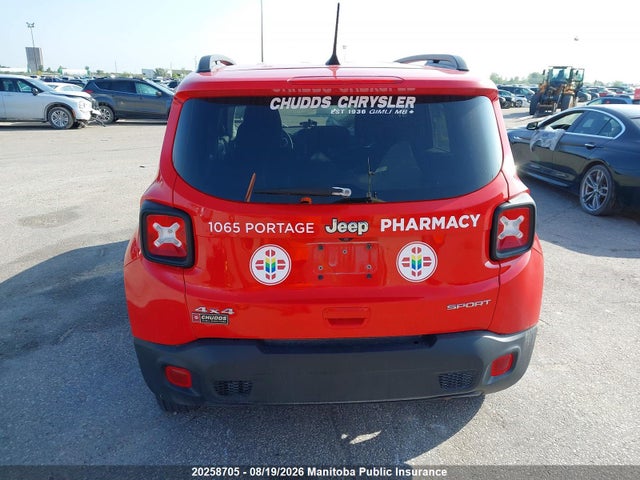 Продажа на аукционе авто 2019 Jeep Renegade Sport, vin: ZACNJBAB4KPK94138, номер лота: 20258705