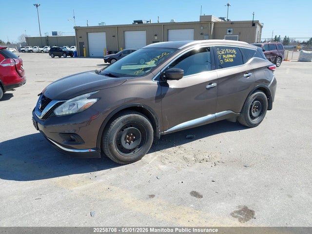 5N1AZ2MH1HN132331 Nissan Murano Platinum