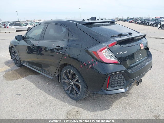 20258711 :رقم المزاد ، SHHFK7H42HU304611 vin ، 2017 Honda Civic Sport مزاد بيع