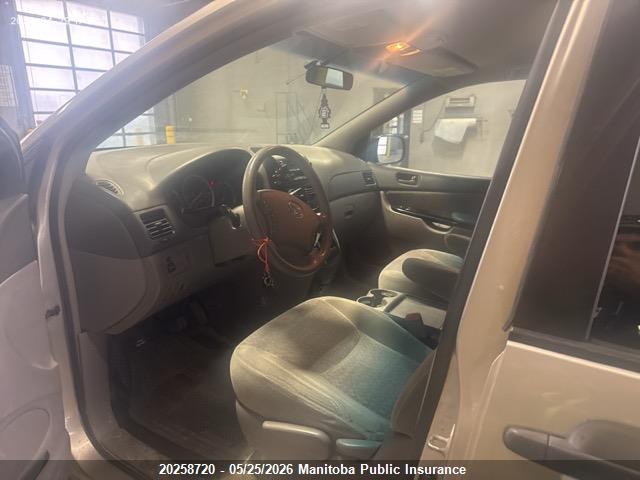 20258720 :رقم المزاد ، 5TDZA29C65S252952 vin ، 2005 Toyota Sienna Ce V6 مزاد بيع