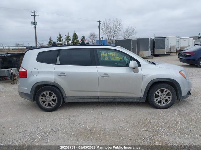 Aukcja sprzedaży 2012 Chevrolet Orlando Lt, vin: KL77P2EM4CK519561, numer aukcji: 20258739