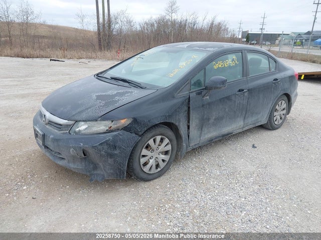 Продажа на аукционе авто 2012 Honda Civic Lx, vin: 2HGFB2F43CH059331, номер лота: 20258750