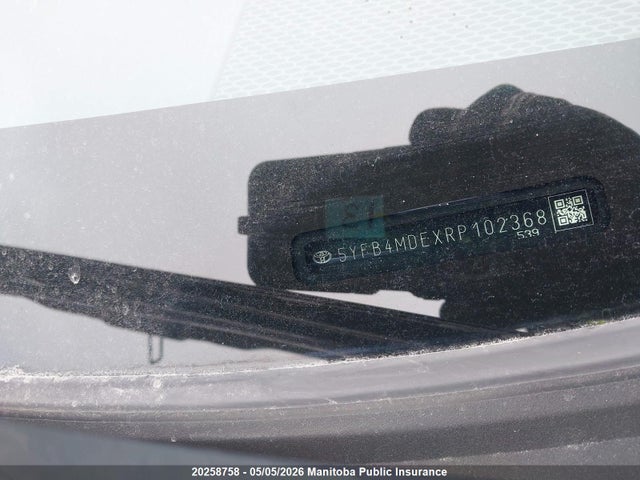 5YFB4MDEXRP102368 Toyota COROLLA LE