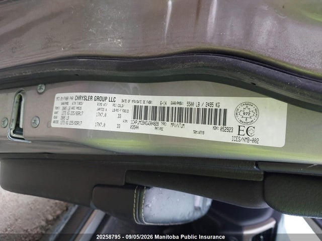 Продажа на аукционе авто 2014 Jeep Cherokee North, vin: 1C4PJMCBXEW304828, номер лота: 20258795