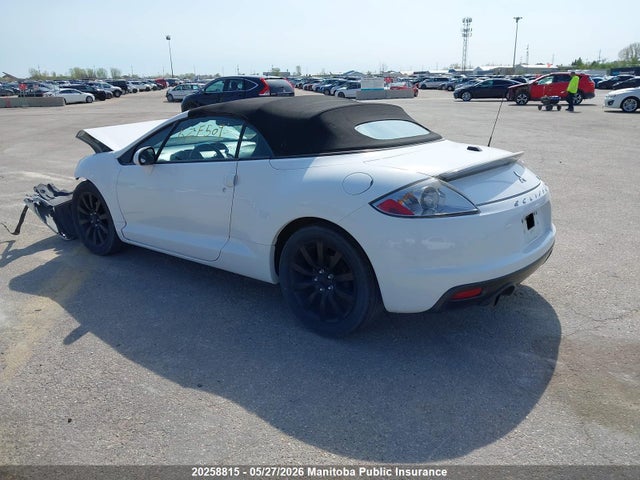2011 Mitsubishi Eclipse Spyder Gt-p მანქანა იყიდება აუქციონზე, vin: 4A37L4ET6BE601075, აუქციონის ნომერი: 20258815