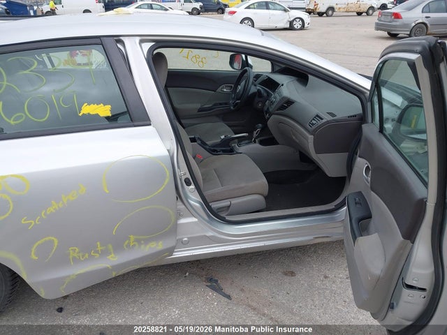 20258821 :رقم المزاد ، 2HGFB2F49CH108449 vin ، 2012 Honda Civic Lx مزاد بيع