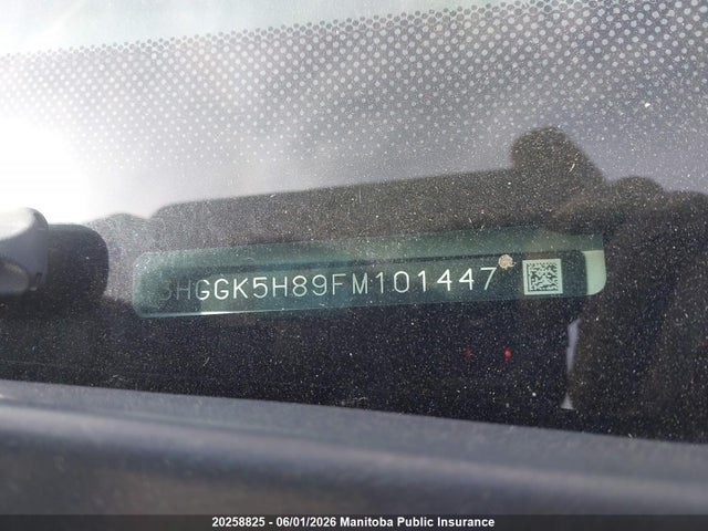 Продаж на аукціоні авто 2015 Honda Fit Ex, vin: 3HGGK5H89FM101447, номер лоту: 20258825