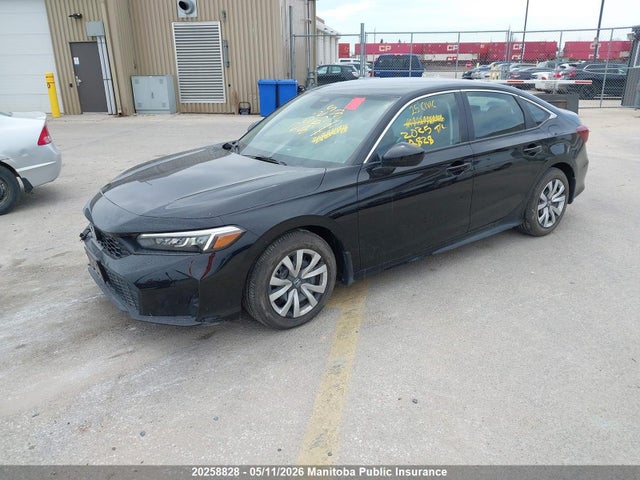 20258828 :رقم المزاد ، 2HGFE2F21SH108269 vin ، 2025 Honda Civic Lx مزاد بيع