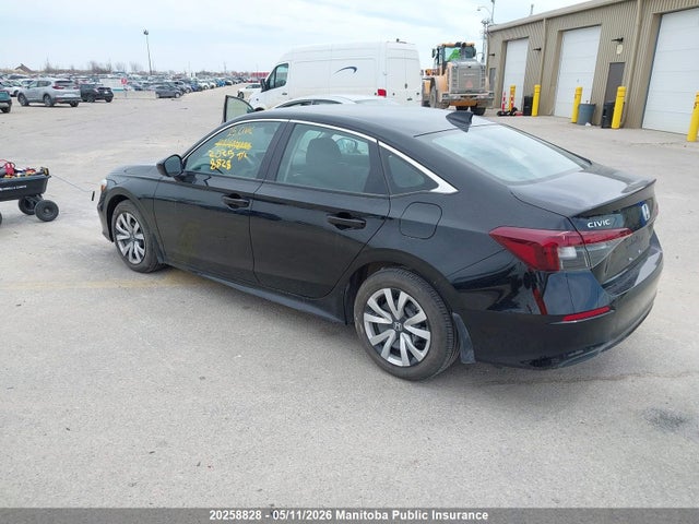 20258828 :رقم المزاد ، 2HGFE2F21SH108269 vin ، 2025 Honda Civic Lx مزاد بيع