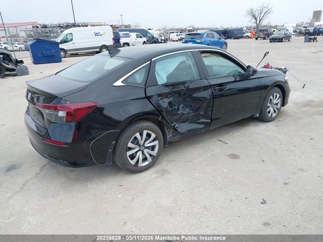 20258828 :رقم المزاد ، 2HGFE2F21SH108269 vin ، 2025 Honda Civic Lx مزاد بيع