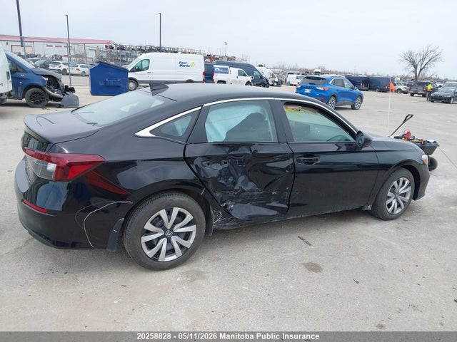 20258828 :رقم المزاد ، 2HGFE2F21SH108269 vin ، 2025 Honda Civic Lx مزاد بيع