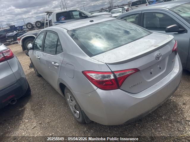 20258849 :رقم المزاد ، 2T1BURHE4EC163944 vin ، 2014 Toyota Corolla S مزاد بيع