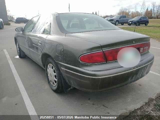 Aukcja sprzedaży 2003 Buick Century Custom, vin: 2G4WS52J331121066, numer aukcji: 20258851