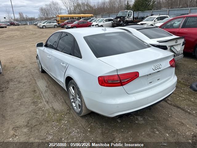 2013 Audi A4 2.0t Quattro მანქანა იყიდება აუქციონზე, vin: WAUFFCFL2DA182096, აუქციონის ნომერი: 20258860