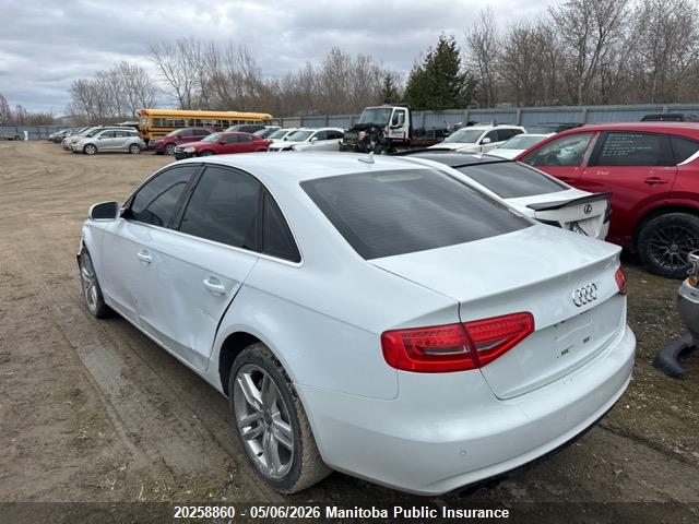 2013 Audi A4 2.0t Quattro მანქანა იყიდება აუქციონზე, vin: WAUFFCFL2DA182096, აუქციონის ნომერი: 20258860
