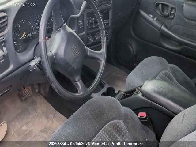 Aukcja sprzedaży 2000 Chevrolet S10 4+cab, vin: 1GCCS19W3Y8137323, numer aukcji: 20258864