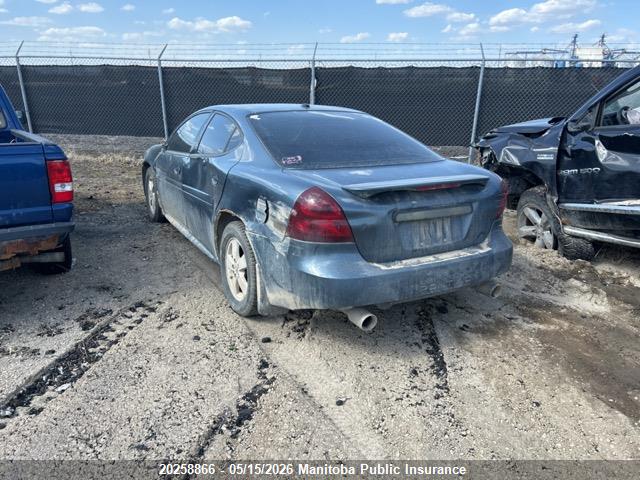 20258866 :رقم المزاد ، 2G2WP552461251831 vin ، 2006 Pontiac Grand Prix مزاد بيع