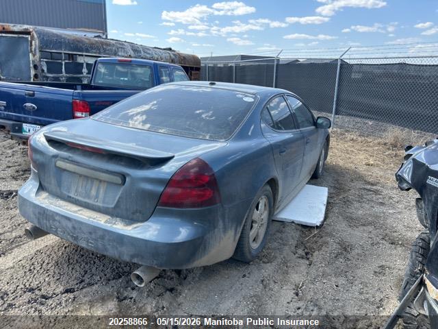 20258866 :رقم المزاد ، 2G2WP552461251831 vin ، 2006 Pontiac Grand Prix مزاد بيع